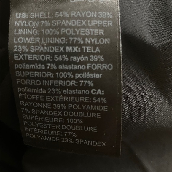 WHBM size 6 black NWT body perfecting dress - Picture 9 of 9